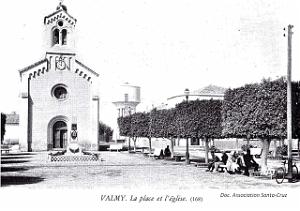 190- Valmy - Place de l'eglise